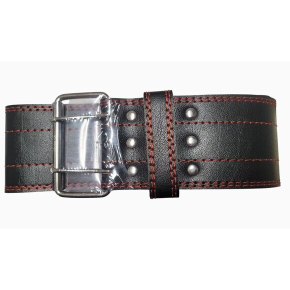 Dark Iron Fitness Weightlifting Belt Heavy Double-Prong Buckle - NEW - Picture 4 of 7